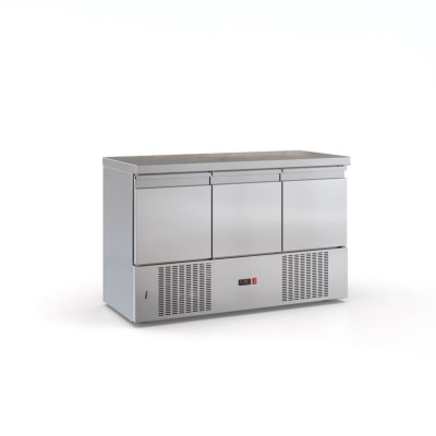 Ψυγείο πάγκος συντήρηση με 3 πόρτες μοτέρ κάτω 135X70X87.εκ ID-PSM 13070DM