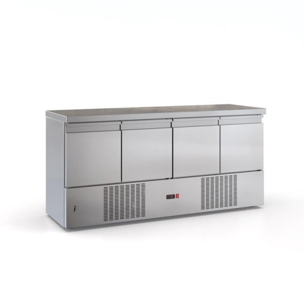 Ψυγείο πάγκος συντήρηση με 4 πόρτες μοτέρ κάτω 180X70X87.εκ ID-PSM 18070DM