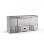 Ψυγείο πάγκος συντήρηση με 4 πόρτες μοτέρ κάτω 180X70X87.εκ ID-PSM 18070DM