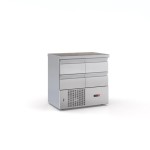 Ψυγείο πάγκος συντήρηση με 4 Συρτάρια μοτέρ κάτω 90X70X87.εκ ID-PSM 9070DM/4SIR