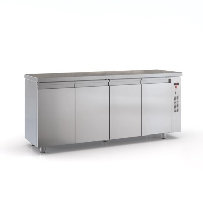 Ψυγείο πάγκος συντήρηση με 4 πόρτες 195X70X87 εκ Χωρίς Μοτέρ ID-PSM19570