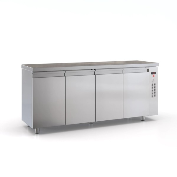 Ψυγείο πάγκος συντήρηση με 4 πόρτες 195X70X87 εκ Χωρίς Μοτέρ ID-PSM19570