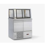 Ψυγείο βιτρίνα PANINI με 2 πόρτες και διπλά κρύσταλλα μοτέρ κάτω 90χ70χ130 εκ ID-PSM9070DIS.DM