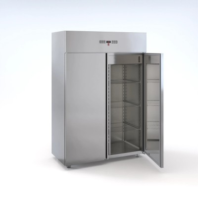 Επαγγελματικό ψυγείο θάλαμος ανοξείδωτος συντήρηση με 2 πόρτες 162X102X205 εκ ID-THAL162102