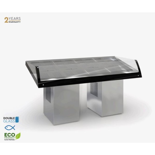 Ψυγείο Βιτρίνα Ψαριέρα επιδαπέδια 190χ92χ110 εκ ID-PSAR190Η