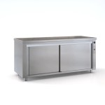 Θερμοερμάριο επαγγελματικό ανοξείδωτο με συρόμενες πόρτες 190X70X87 εκ ID-ER.TH190