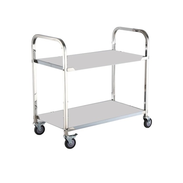 Τρόλεϊ Σερβιρίσματος Inox 2 επιπέδων VE124X VEN-VE124X