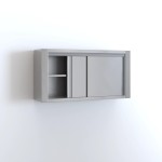 Επαγγελματική πιατοθήκη ανοξείδωτη με 2 συρόμενες πόρτες 240Χ40Χ70 εκ ID-PIAT240