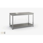 Επαγγελματικό ανοξείδωτο τραπέζι - πάγκος εργασίας 70χ70χ87 εκ ID-TR7070