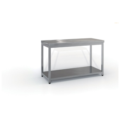 Επαγγελματικό ανοξείδωτο τραπέζι - πάγκος εργασίας 90χ70χ87 εκ ID-TR9070