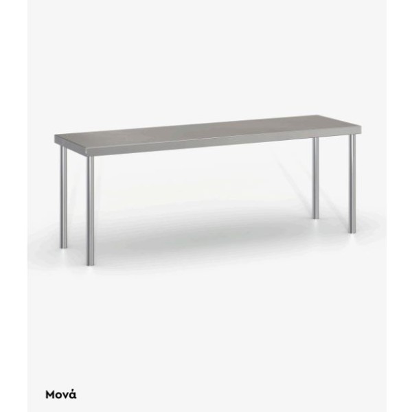 Επαγγελματική ανοξείδωτη ραφιέρα επιτραπέζια με 1 ράφι 190χ30χ40 εκ ID-RAFI.EPM190