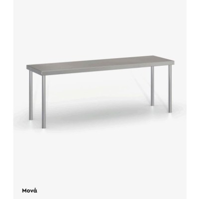 Επαγγελματική ραφιέρα ανοξείδωτη ραφιέρα επιτραπέζια με 1 ράφι 220χ30χ40 εκ ID-RAFI.EPM220