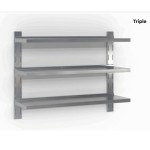 Επαγγελματική ανοξείδωτη ραφιέρα επιτοίχια με 3 ράφια 110X35X85 εκ ID-RAFI.T110