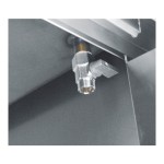 Μπέν μαρί βιτρίνα επιδαπέδιο με αποθήκη 170x70x85 εκ BM-MDX170