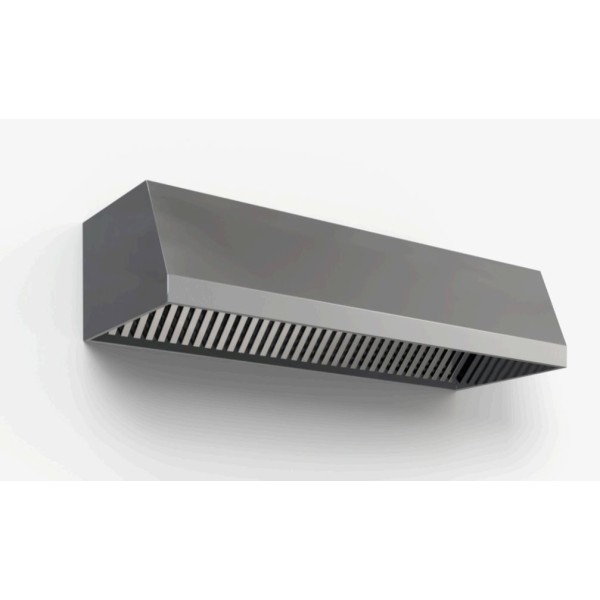 Επαγγελματική φούσκα-χοάνη τοίχου ανοξείδωτη 297χ90χ58 εκ ID-FOUSK.T.297