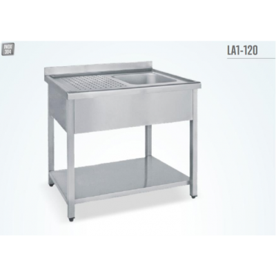 Λάντζα ανοιχτή με 1 γούρνα 60Χ60Χ85 εκ BM-LAΕ160