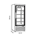 Βιτρίνα κατάψυξης με ανοιγόμενη πόρτα ACM70 HO-27.50.078.0001