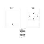 Βιτρίνα κατάψυξης επιτραπέζια  FR 92 FL BLACK HO-24.50.147.0001