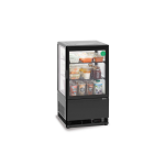 Ψυγείο βιτρίνα συντήρηση επιτραπέζιο μάυρο 700358G 43,5x38,5x80,5 εκ