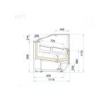 Βιτρίνα παγωτού 18 γεύσεων SUPERCAPRI 170 (H135)