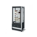  Βιτρίνα κατάψυξη πανοραμική CRISTAL TOWER 93 RS TB BLACK 