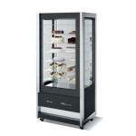 Βιτρίνα συντήρηση πανοραμική CRISTAL TOWER 93 RV TN BLACK 