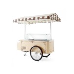 Βιτρίνα παγωτού τροχηλάτη 6 γεύσεων CARRETINO CLASSIC