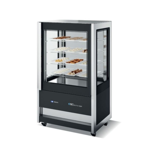 Βιτρίνα κατάψυξη πανοραμική CRISTAL TOWER 93LH RS TB BLACK 