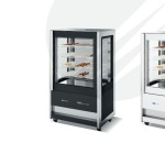 Βιτρίνα συντήρηση πανοραμική  CRISTAL TOWER 93LH RV TN BLACK 