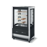 Βιτρίνα συντήρηση πανοραμική  CRISTAL TOWER 93LH RV TN BLACK 