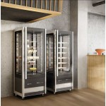  Βιτρίνα συντήρηση πανοραμική CRISTAL TOWER 75 RV TN BLACK