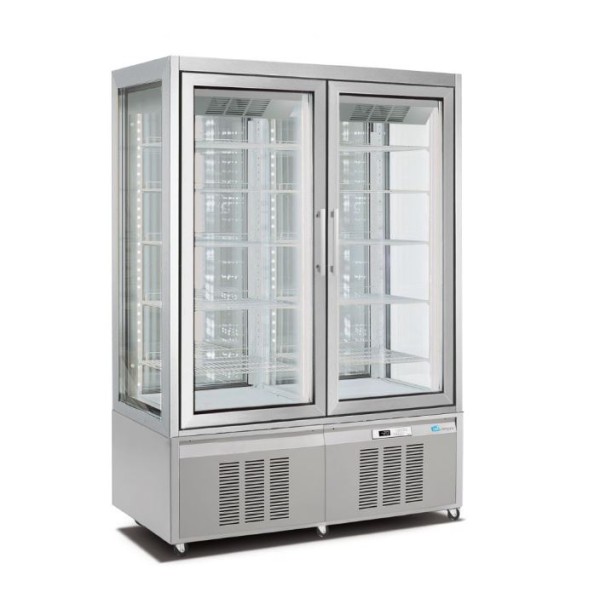 Βιτρίνα κατάψυξη - συντήρηση πανοραμική διπλή 850 lt  7716VNP CLASSICA