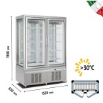 Βιτρίνα κατάψυξη - συντήρηση πανοραμική διπλή 850 lt  7716VNP CLASSICA