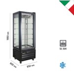 Βιτρίνα κατάψυξης πανοραμική VICTORIA 85 NFN BLACK