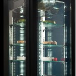 Βιτρίνα συντήρησης πανοραμική VICTORIA 85 NFP BLACK