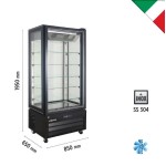 Βιτρίνα συντήρησης πανοραμική VICTORIA 85 NFP BLACK