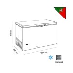 Καταψύκτης Silver 1600x660x850mm HC610TSIC+