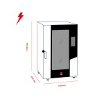 Φούρνος κυκλοθερμικός 11 θέσεων GN 1/1 απευθείας ψεκασμού με ενσωματωμένο πλύσιμο MKF 1111 BM