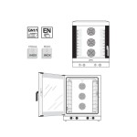 Φούρνος κυκλοθερμικός με υγραντήρα ALFA 1035H-2