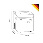 Φορητή παγομηχανή 15Kg/24h 100082 | HK150