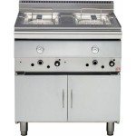 Φριτέζα αερίου 16 λίτρων με βάση FR 270. (8+8Lt). PN-FR 270