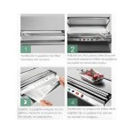 Συσκευή μεμβράνης Dynamic IWM-550 Ηλεκτρική Συσκευή μεμβράνης για τρόφιμα 400W. ICS-300.0722