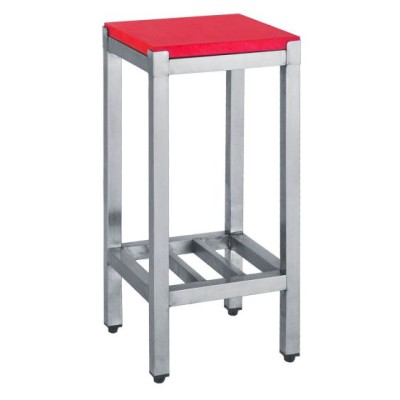 Πάγκος κοπής Inox με πλάκα πολυαιθυλενίου 70Χ70Χ85 εκ BM-KP70