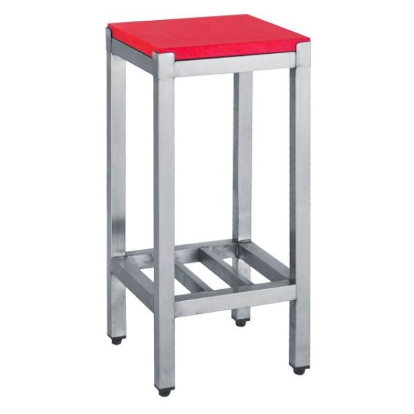 Πάγκος κοπής Inox με πλάκα πολυαιθυλενίου 70Χ70Χ85 εκ BM-KP70