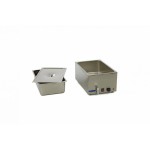 Επαγγελματικό Bain Marie ηλεκτρικό επιτραπέζιο GN 1/1 με βρυσάκι & καπάκι 33,8X54X24,8 εκ MAX-09300009