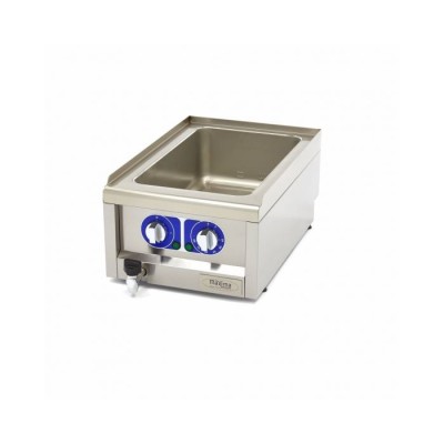 Επαγγελματικό Bain Marie ηλεκτρικό επιτραπέζιο GN 1/1 με βρυσάκι 40X60X24 εκ MAX-09391680