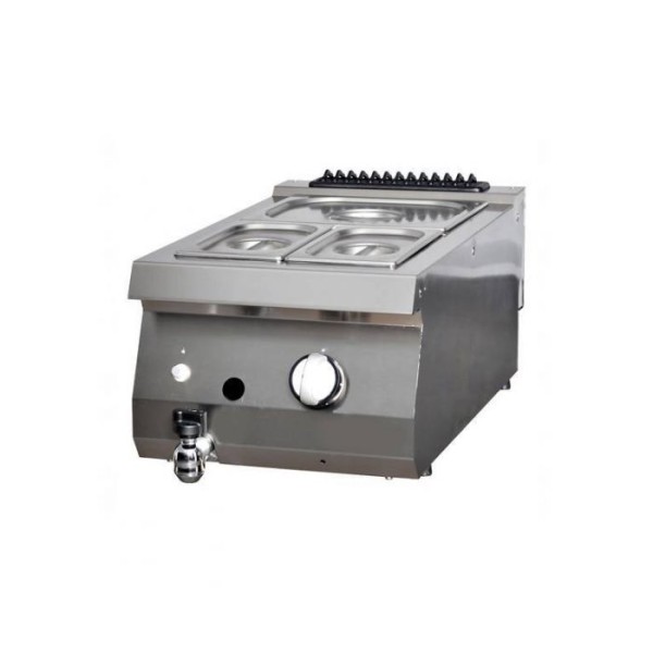 Επαγγελματικό Bain Marie ΑΕΡΙΟΥ επιτραπέζιο GN 1/1 με βρυσάκι 40X70X28 εκ MAX-09395005