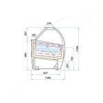 Βιτρίνα παγωτού 20 γεύσεων MILLENNIUM 190 LX