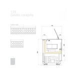 Βιτρίνα παγωτού-ζαχαροπλαστικής ONESHOW FREE 120