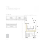 Βιτρίνα παγωτού-ζαχαροπλαστικής ONESHOW FREE 170